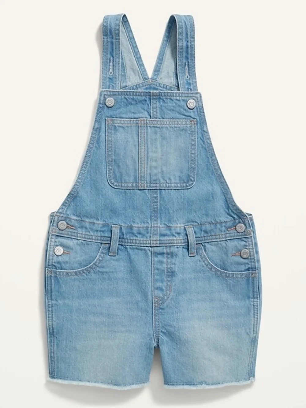 Old Navy | Denim Non-Stretch Jean Cut-Off Shortalls | Size Extra Large (14-16)